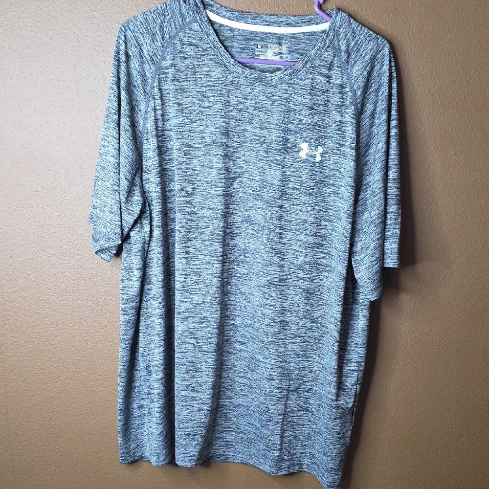 Under Armour Men's Short Sleeve Heathered Tee - Gray